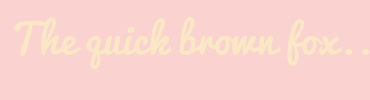 Image with Font Color FAE8C5 and Background Color FAD2D0